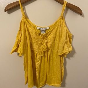 Yellow summer top